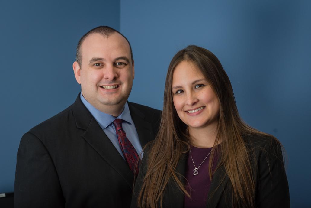 Photo of Attorneys Arthur Rosatti and Ashley Morgan -- two experienced Virginia Bankruptcy Lawyers