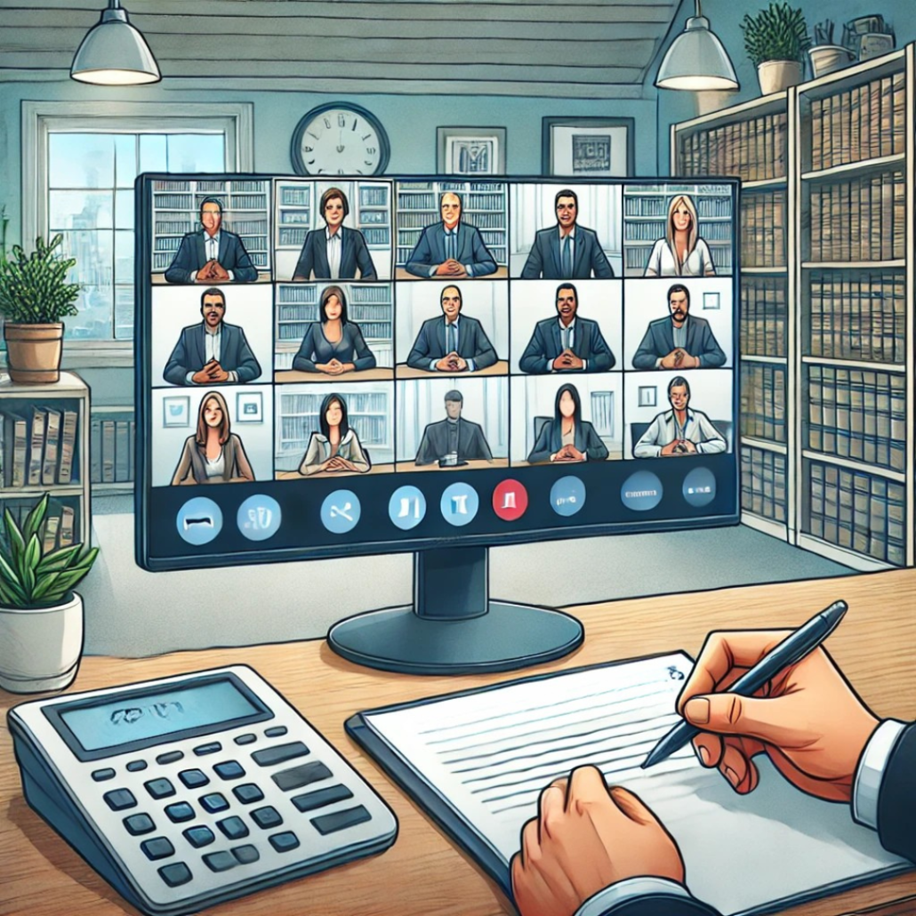 Preparing for a 341 Meeting of Creditors: A virtual meeting where the bankruptcy trustee reviews your case and creditors can ask questions about your financial situation